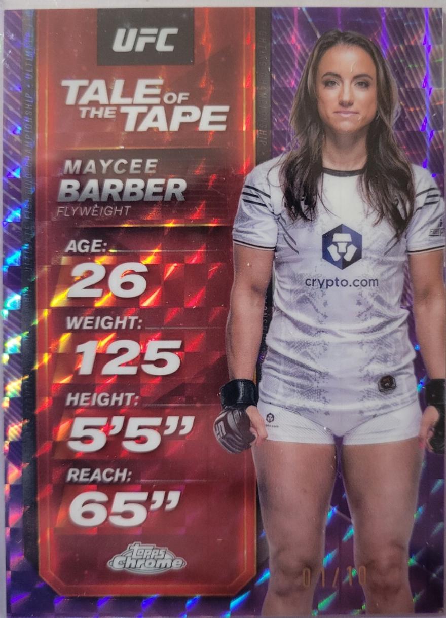 Maycee Barber [Geometric Purple Refractor] #TTT-19