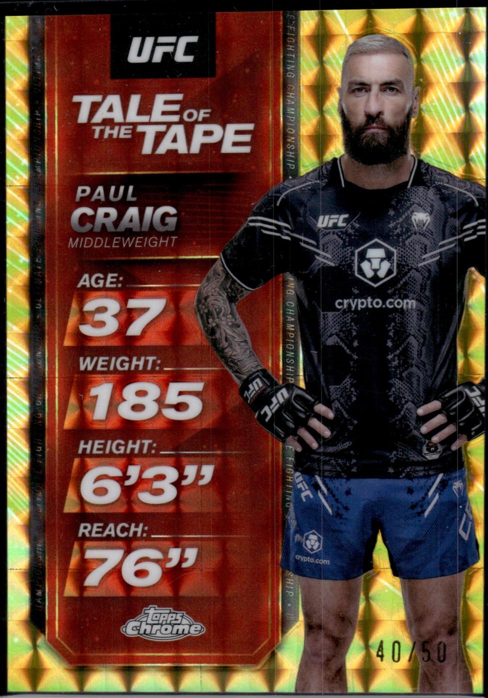 Paul Craig [Geometric Gold Refractor] #TTT-23