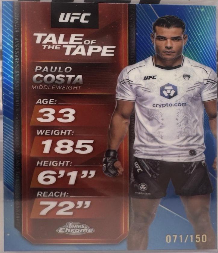 Paulo Costa [Blue Refractor] #TTT-3