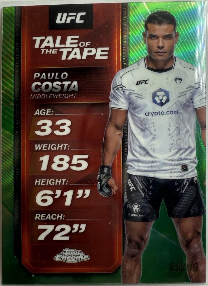 Paulo Costa [Geometric Aqua Refractor] #TTT-3