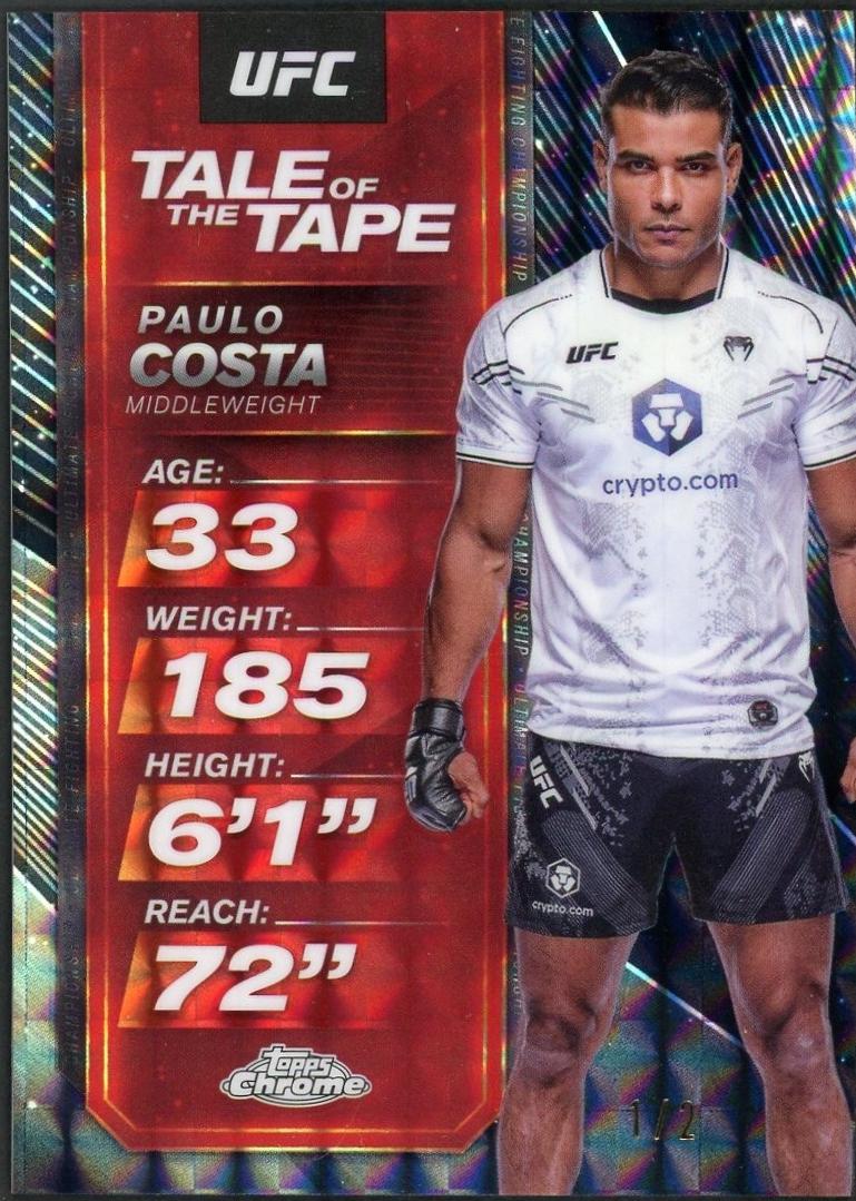 Paulo Costa [Geometric Black Refractor] #TTT-3