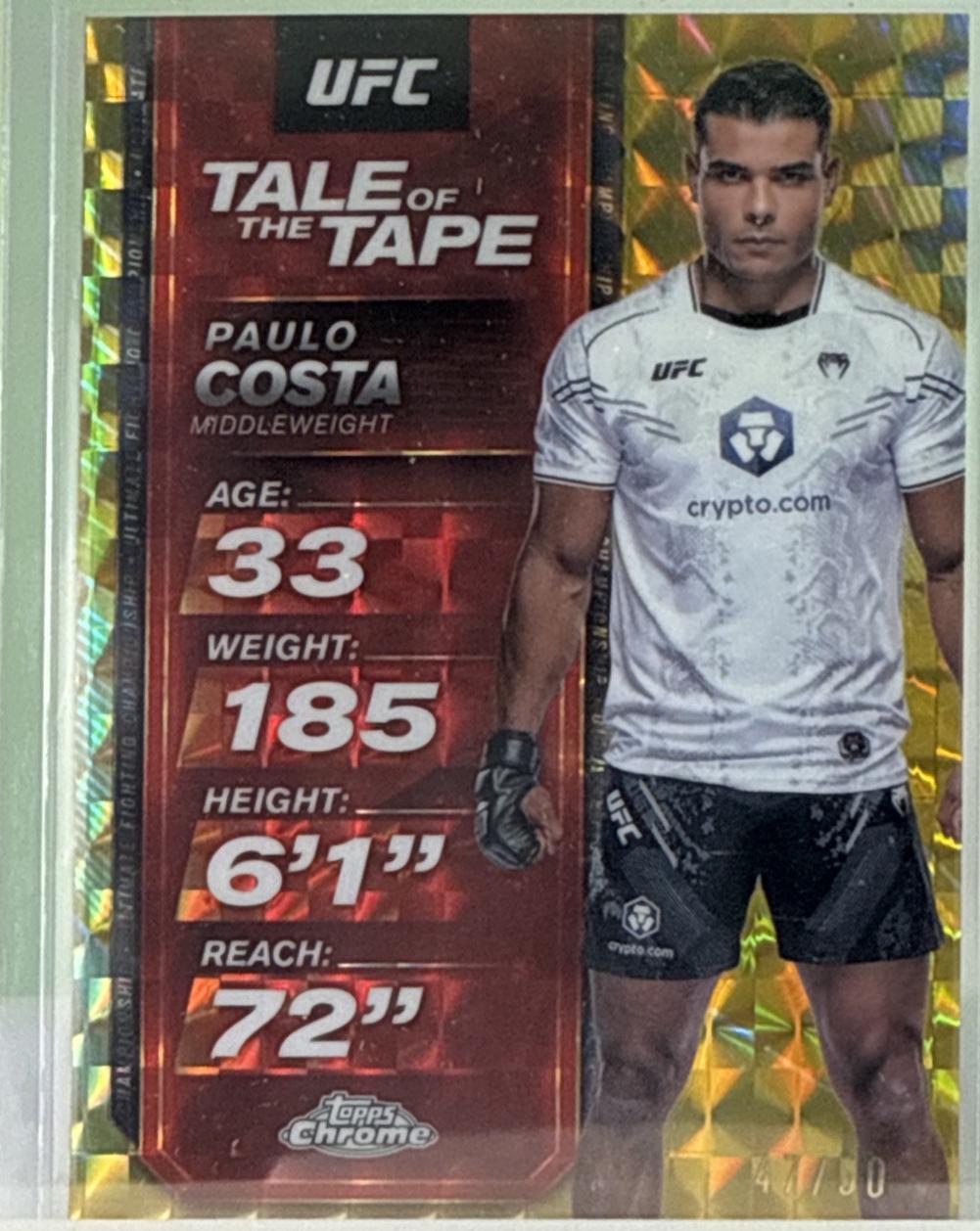 Paulo Costa [Geometric Gold Refractor] #TTT-3