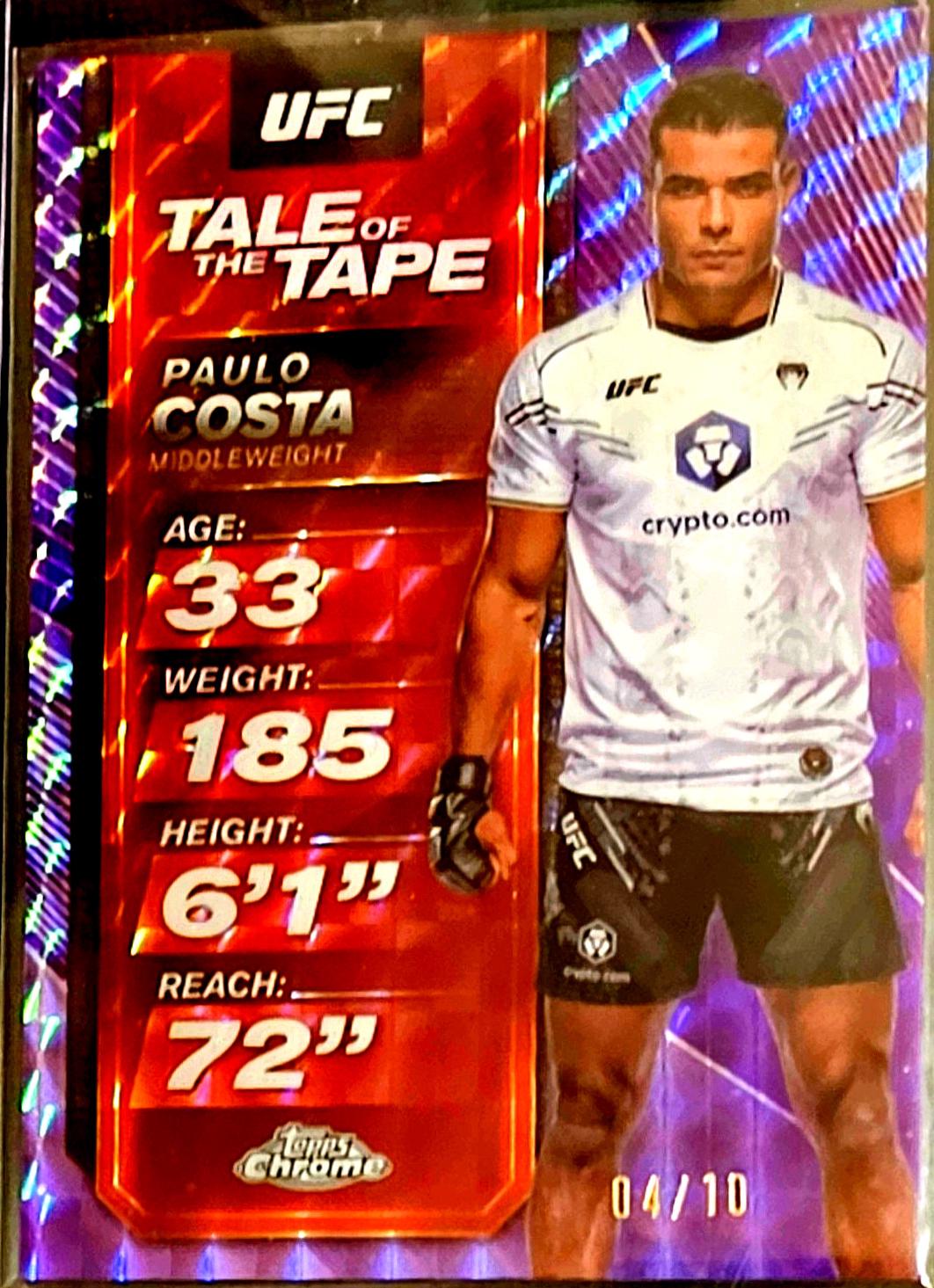 Paulo Costa [Geometric Purple Refractor] #TTT-3