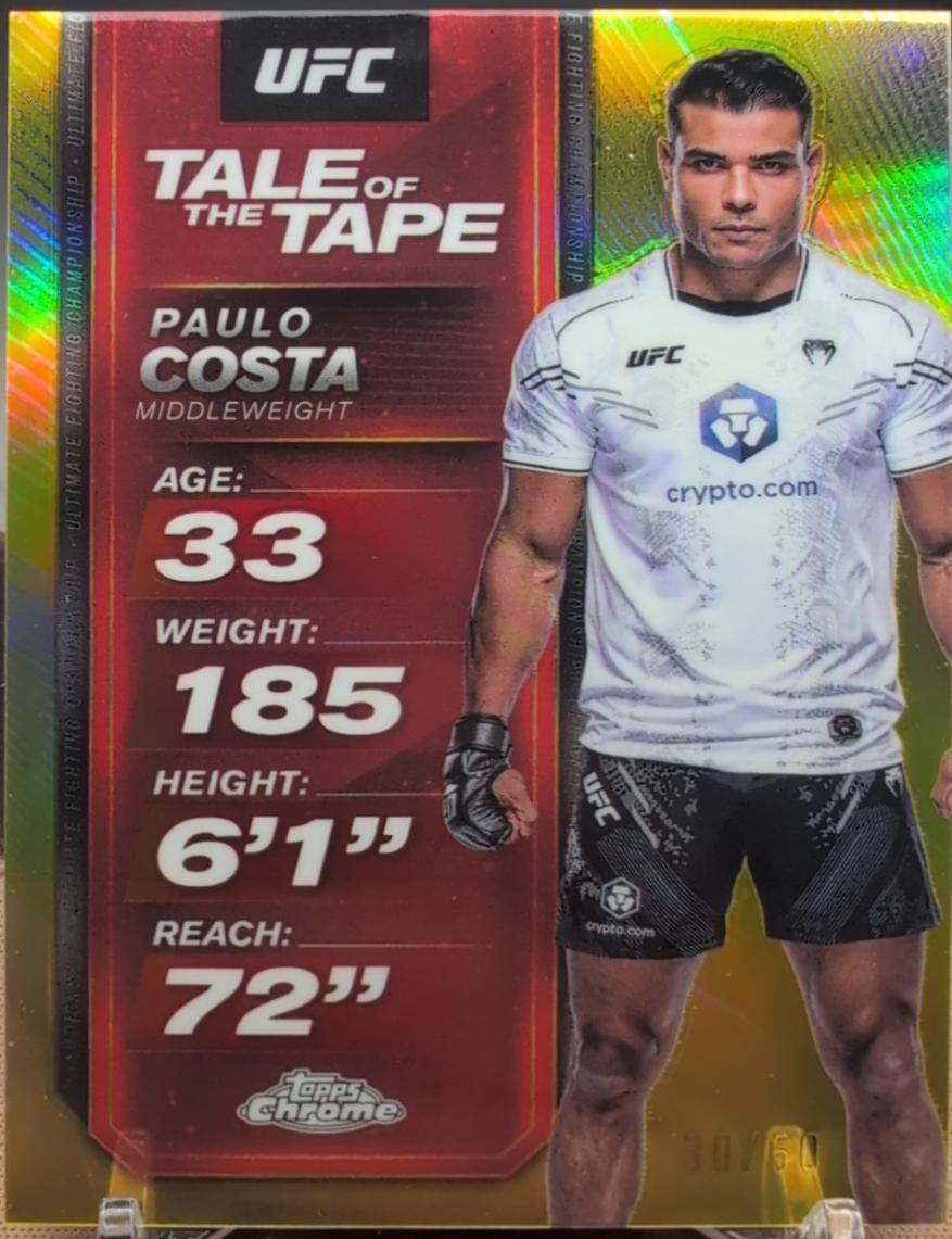 Paulo Costa [Gold Refractor] #TTT-3