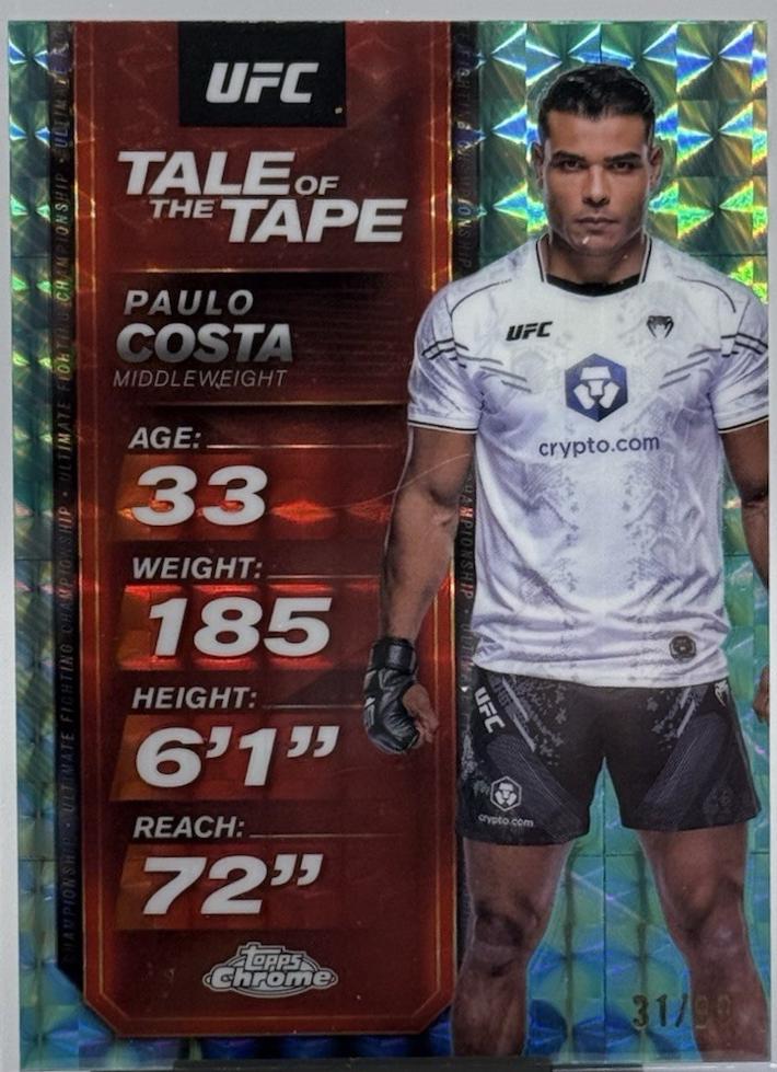Paulo Costa [Green Refractor] #TTT-3
