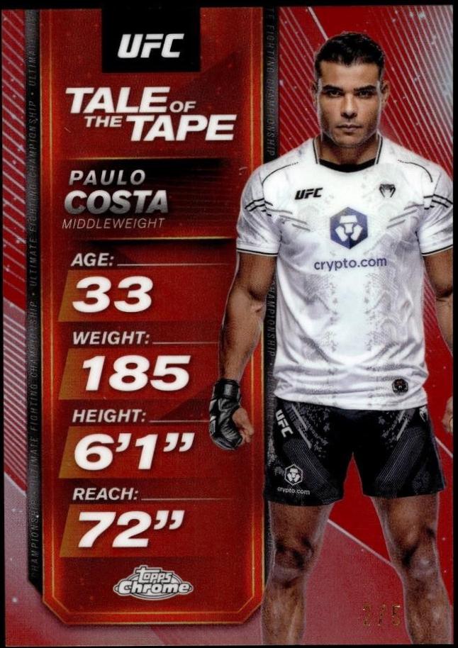 Paulo Costa [Red Refractor] #TTT-3