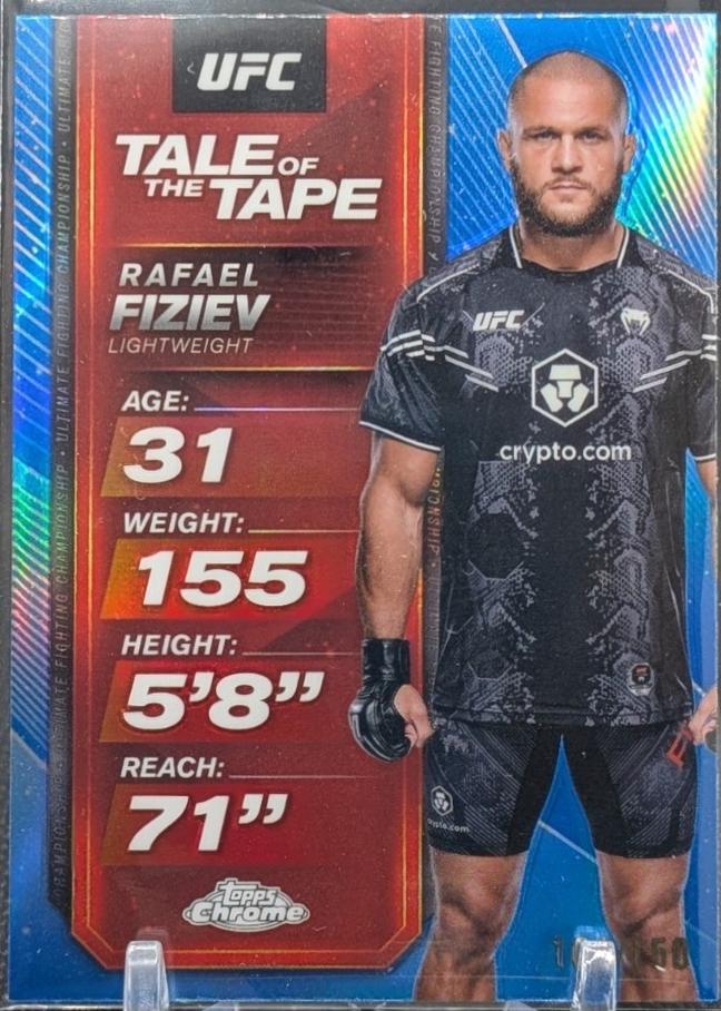 Rafael Fiziev [Blue Refractor] #TTT-5
