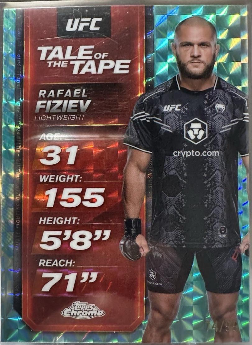 Rafael Fiziev [Geometric Purple Refractor] #TTT-5