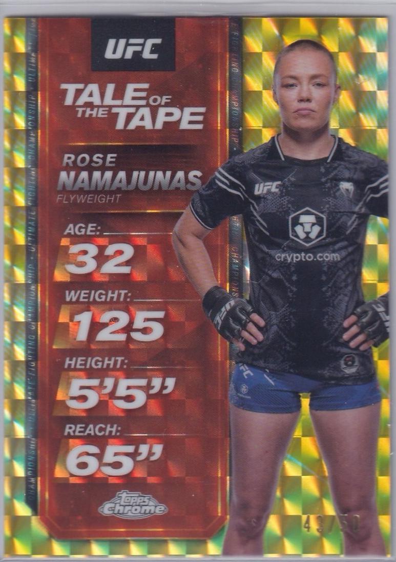 Rose Namajunas [Geometric Gold Refractor] #TTT-14