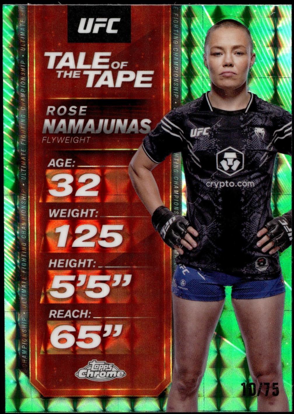 Rose Namajunas [Geometric Green Refractor] #TTT-14
