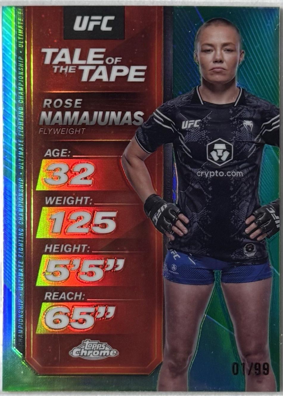Rose Namajunas [Green Refractor] #TTT-14
