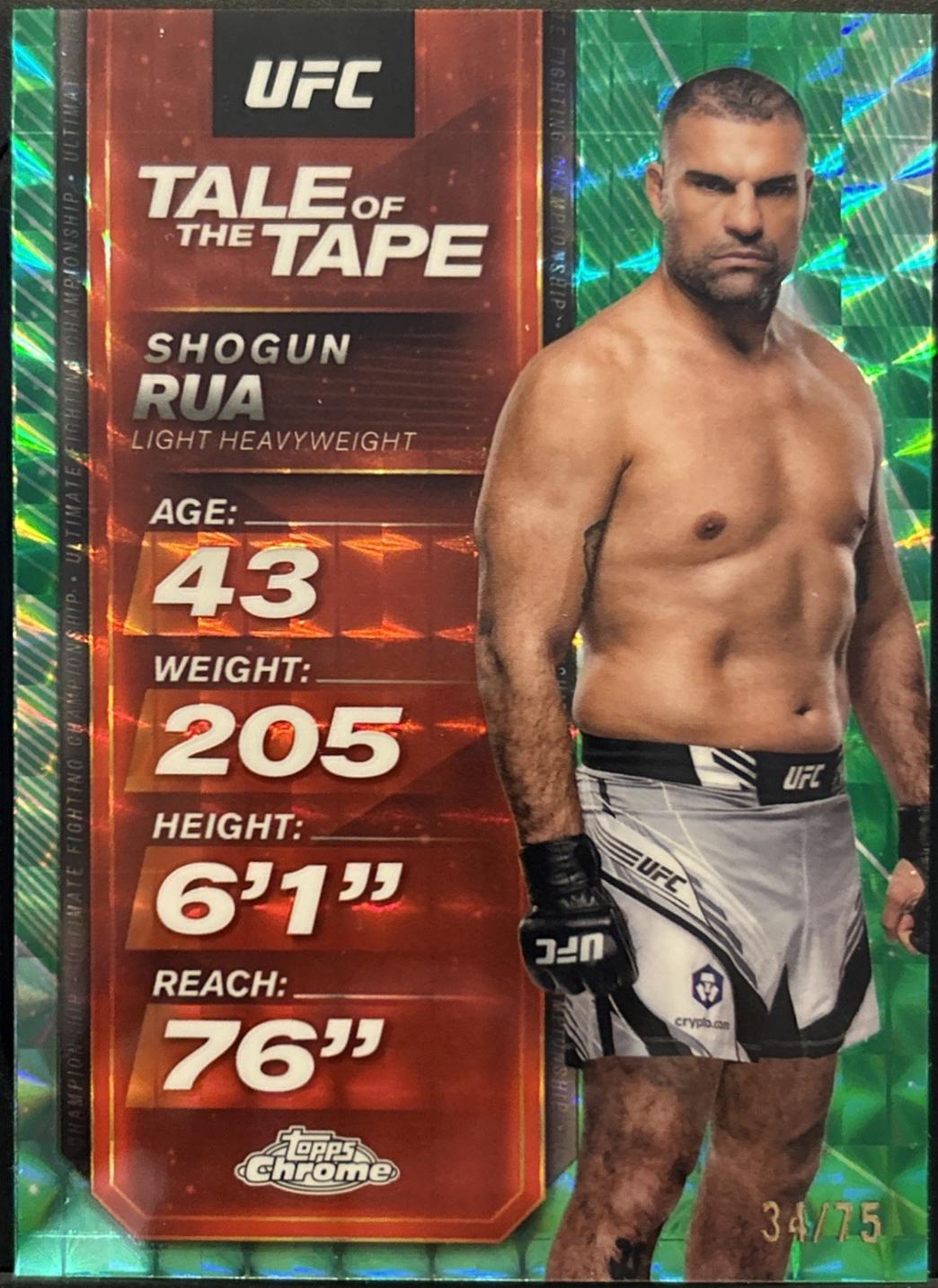 Shogun Rua [Geometric Green Refractor] #TTT-15
