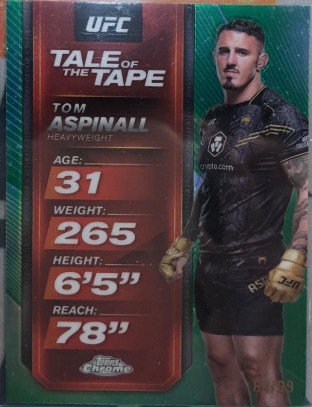 Tom Aspinall [Green Refractor] #TTT-30