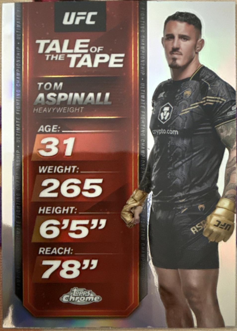 Tom Aspinall [Refractor] #TTT-30