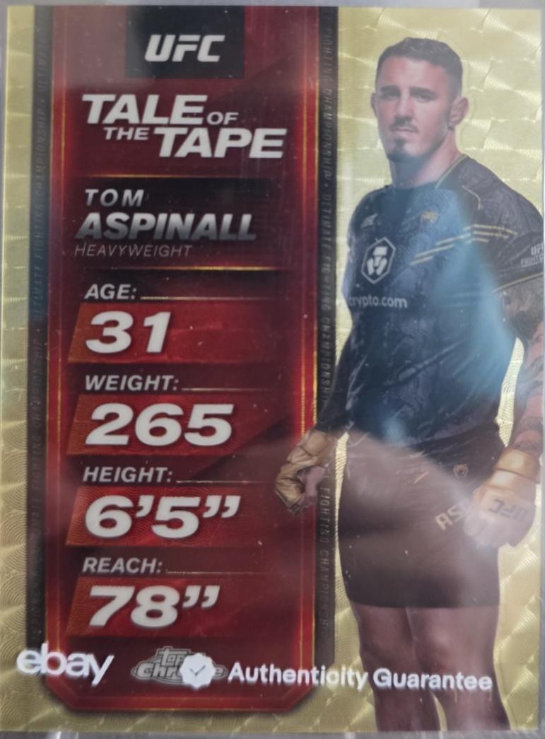 Tom Aspinall [SuperFractor] #TTT-30
