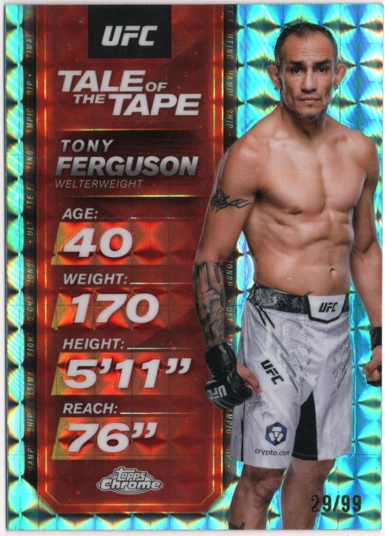 Tony Ferguson [Geometric Aqua Refractor] #TTT-10