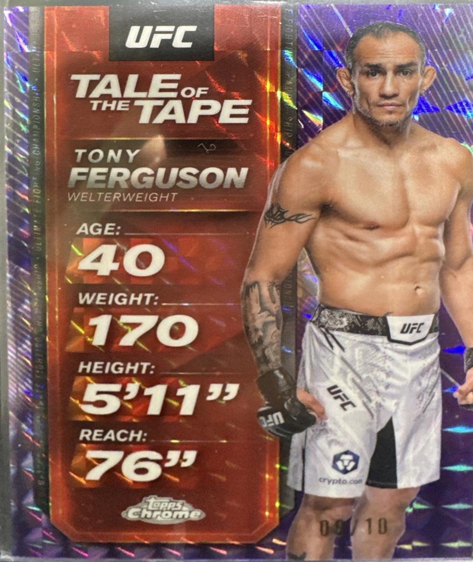 Tony Ferguson [Geometric Purple Refractor] #TTT-10