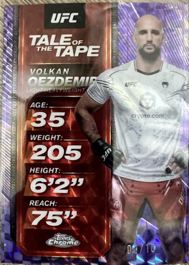 Volkan Oezdemir [Geometric Purple Refractor] #TTT-26