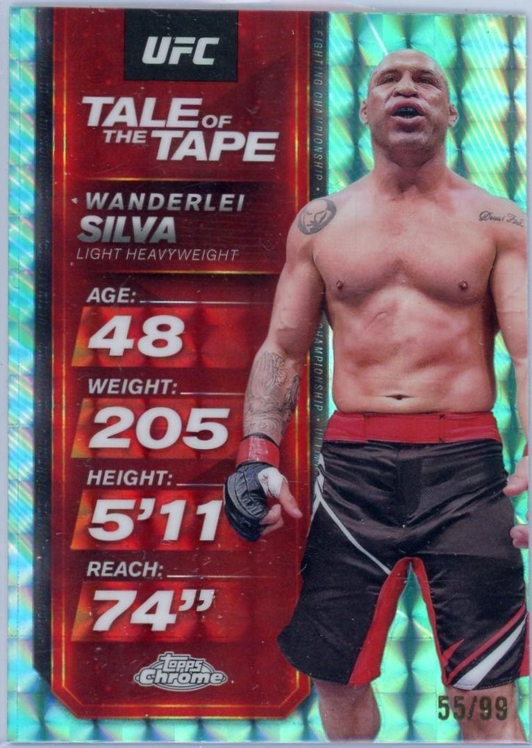 Wanderlei Silva [Geometric Aqua Refractor] #TTT-16
