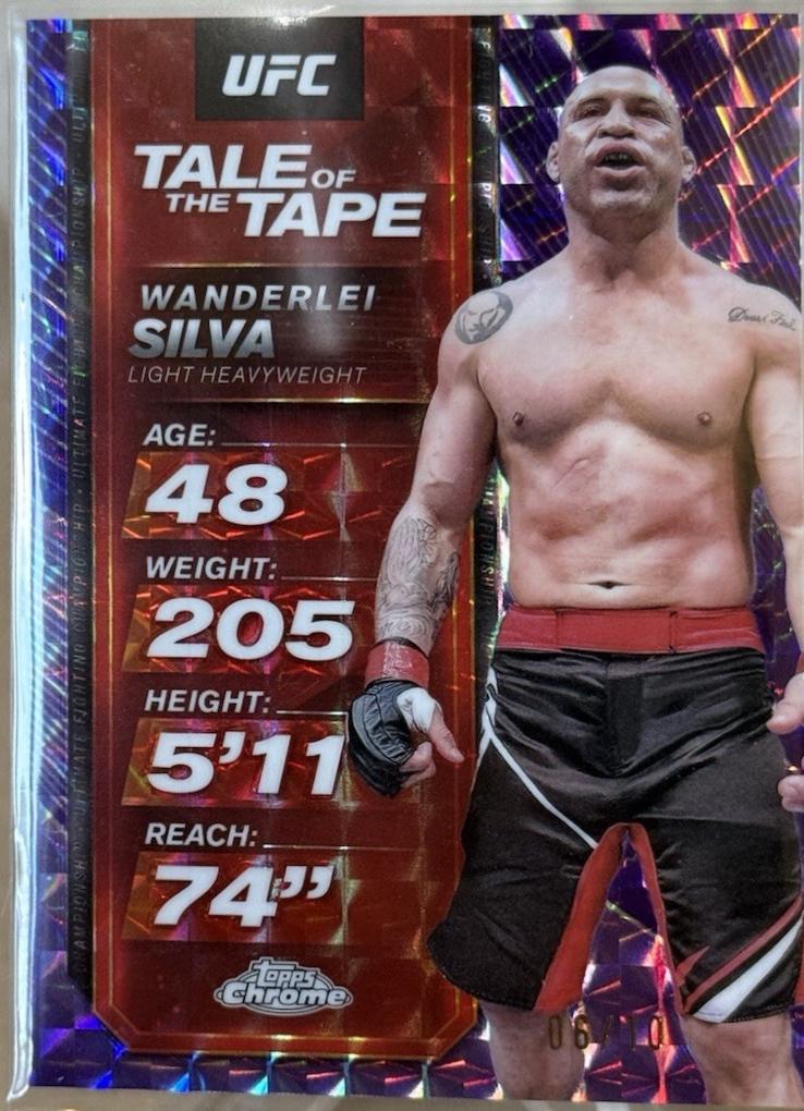 Wanderlei Silva [Geometric Purple Refractor] #TTT-16