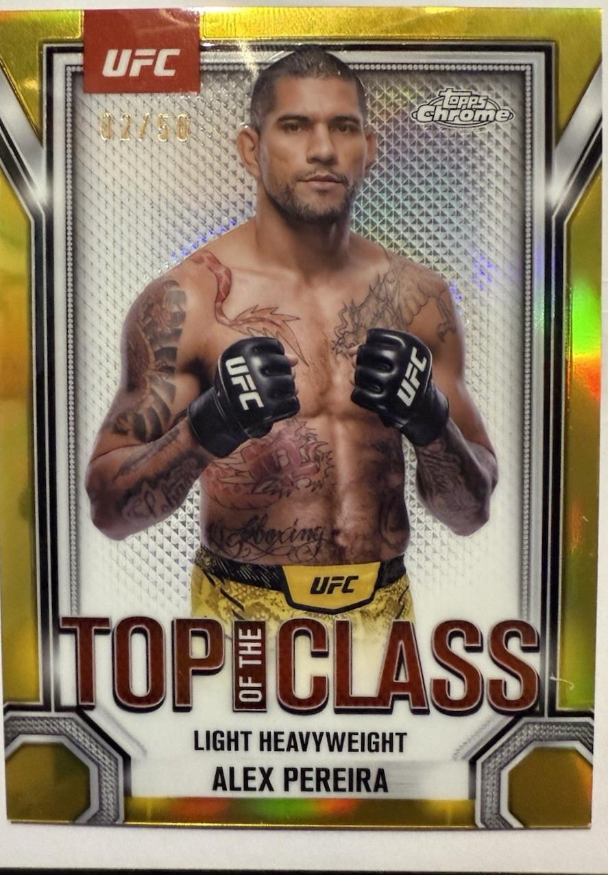 Alex Pereira [Gold Refractor] #TTC-10