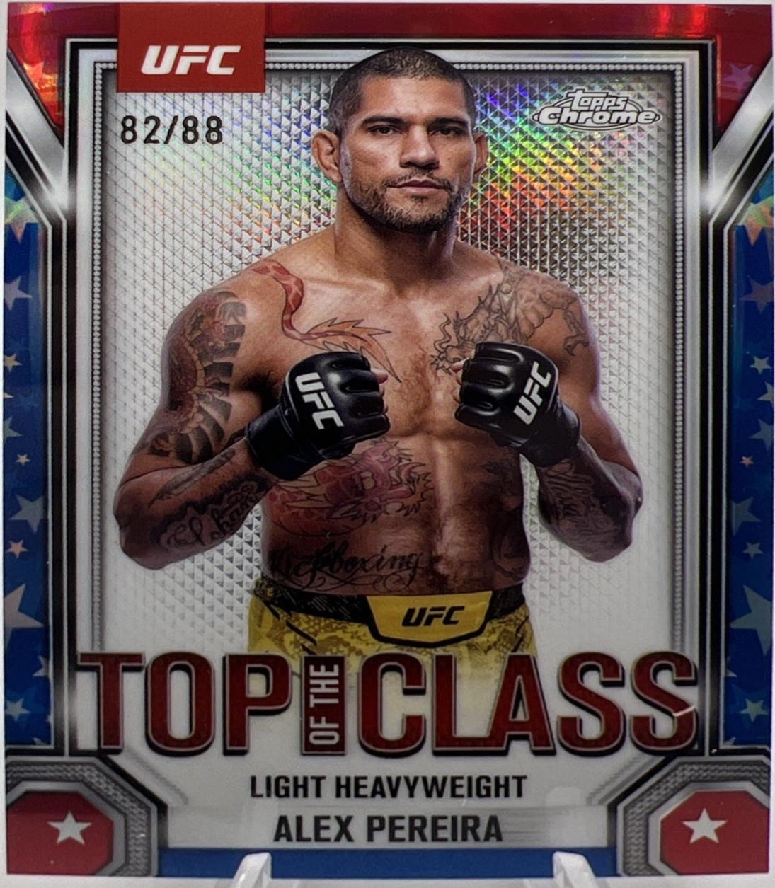 Alex Pereira [Red White Blue Refractor] #TTC-10