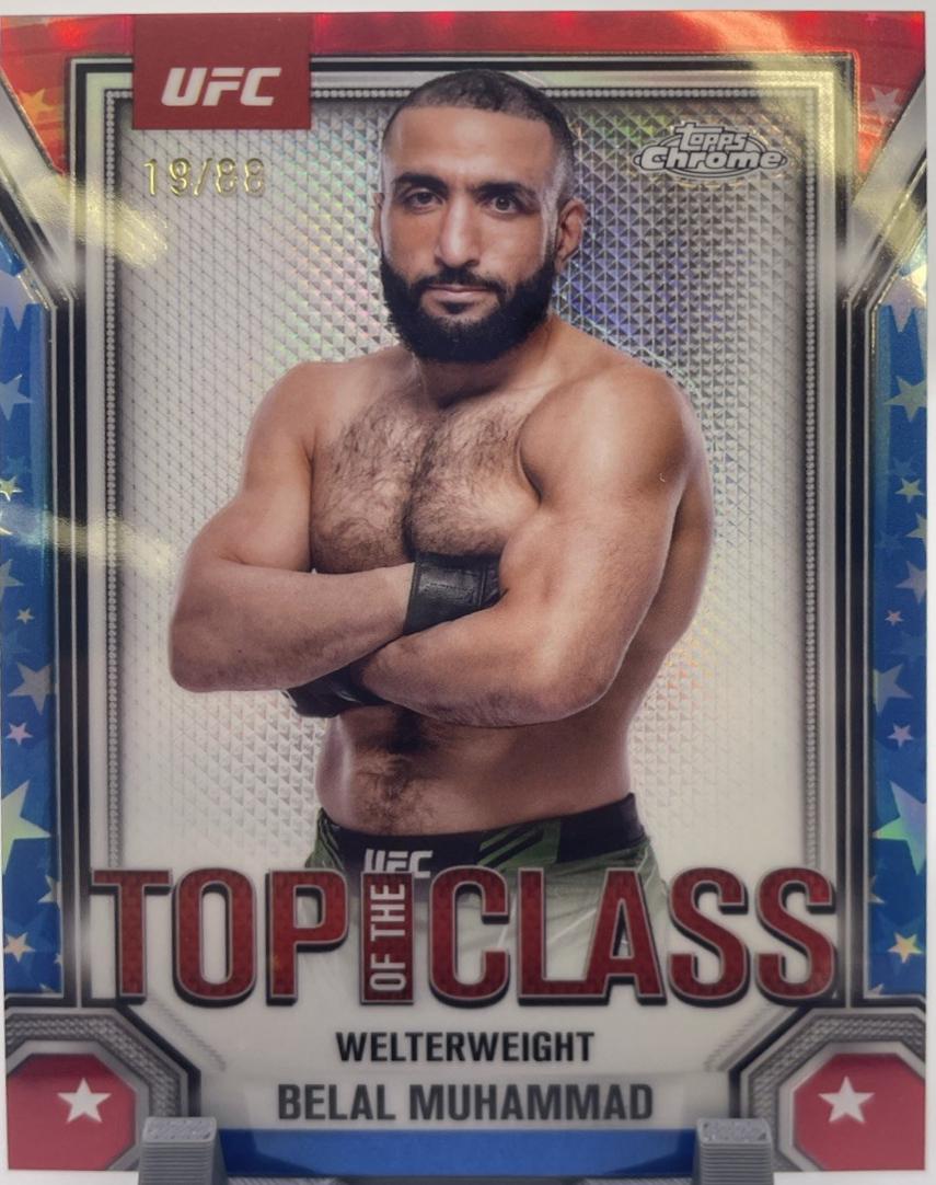 Belal Muhammad [Red White Blue Refractor] #TTC-6