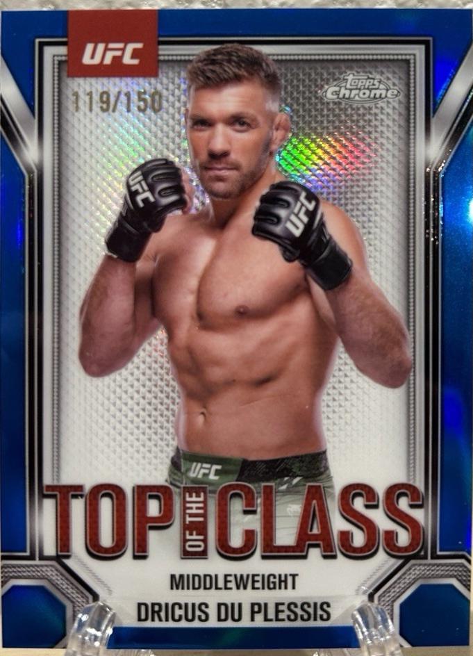 Dricus Du Plessis [Blue Refractor] #TTC-15