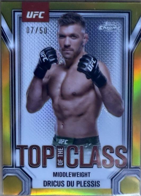 Dricus Du Plessis [Gold Refractor] #TTC-15