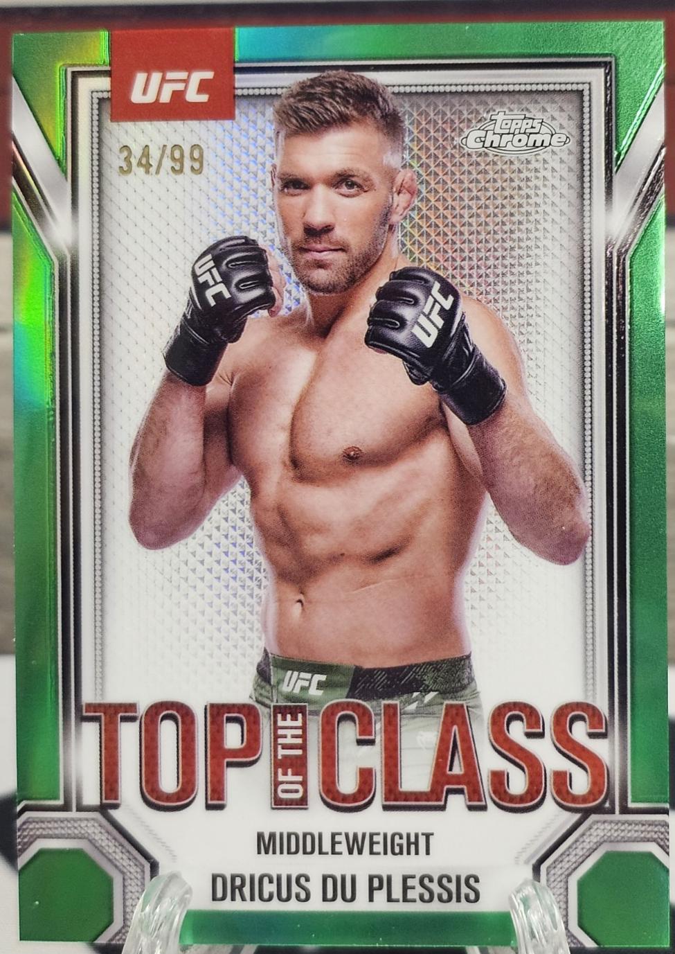 Dricus Du Plessis [Green Refractor] #TTC-15