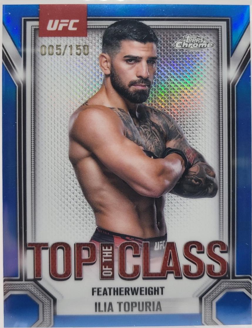 Ilia Topuria [Blue Refractor] #TTC-4