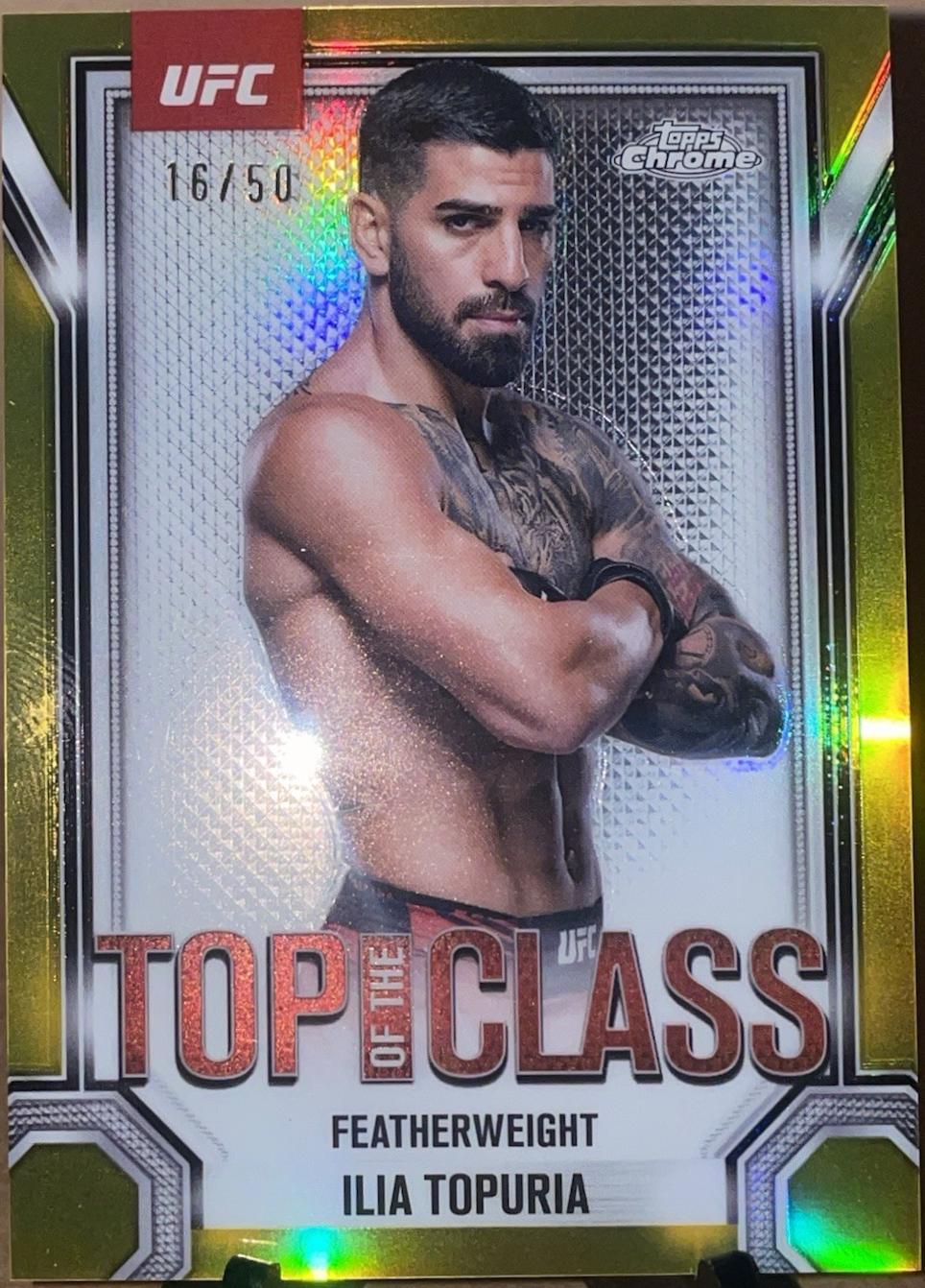 Ilia Topuria [Gold Refractor] #TTC-4