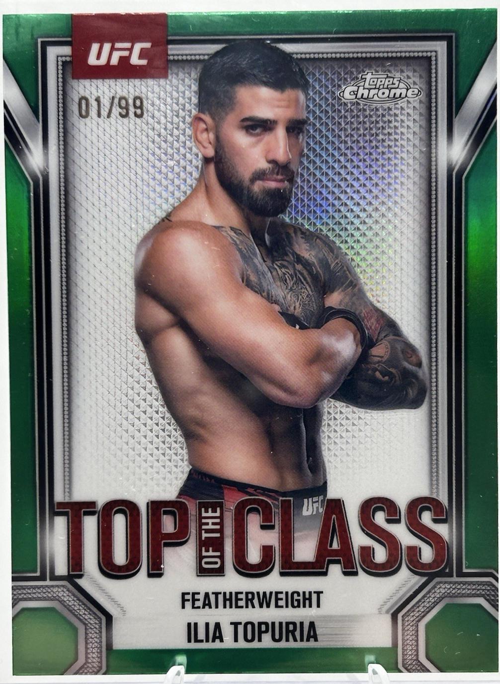 Ilia Topuria [Green Refractor] #TTC-4
