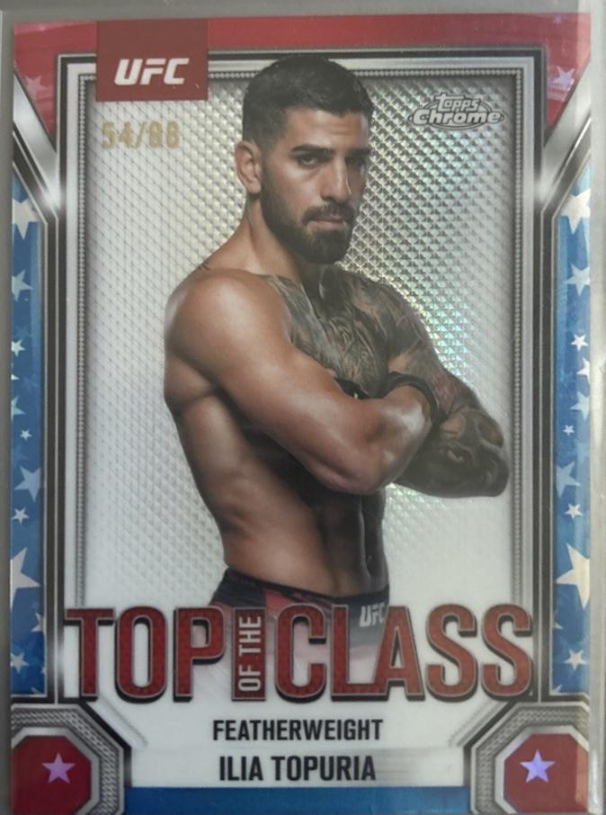 Ilia Topuria [Red White Blue Refractor] #TTC-4
