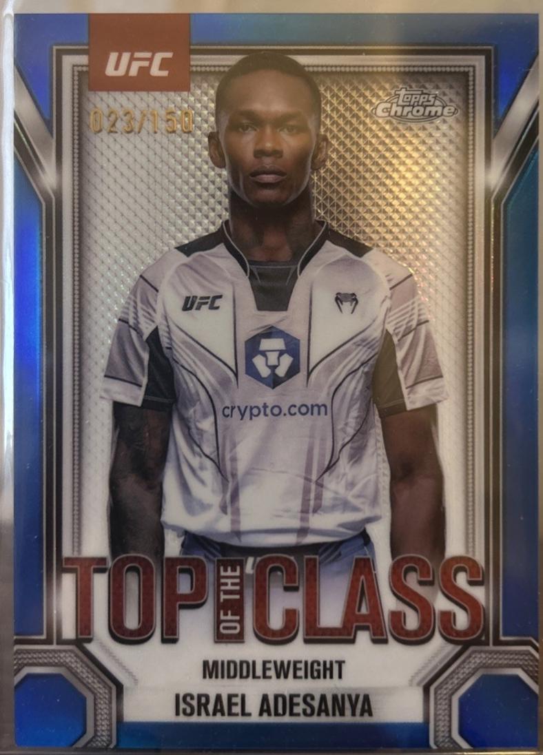 Israel Adesanya [Blue Refractor] #TTC-11