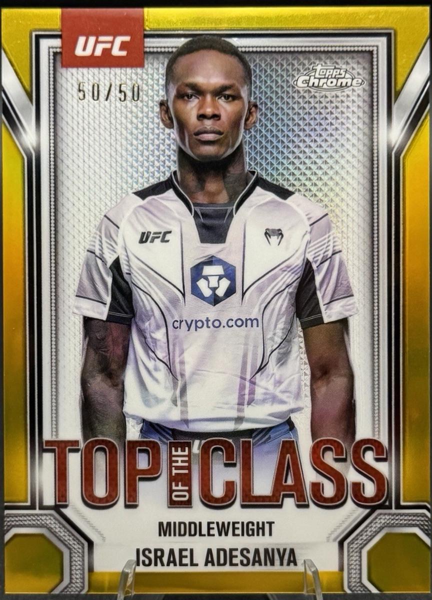 Israel Adesanya [Gold Refractor] #TTC-11