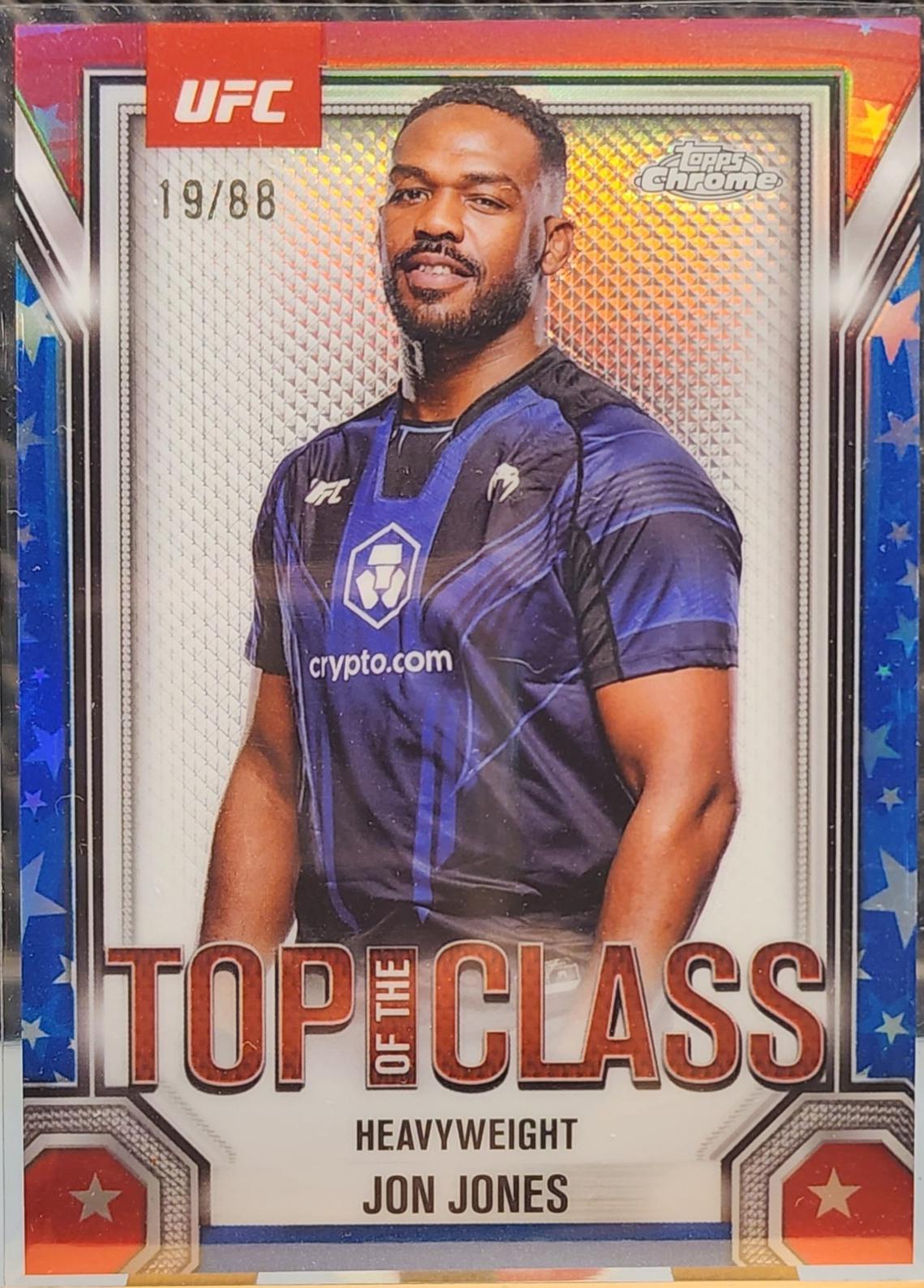 Jon Jones [Red White Blue Refractor] #TTC-20