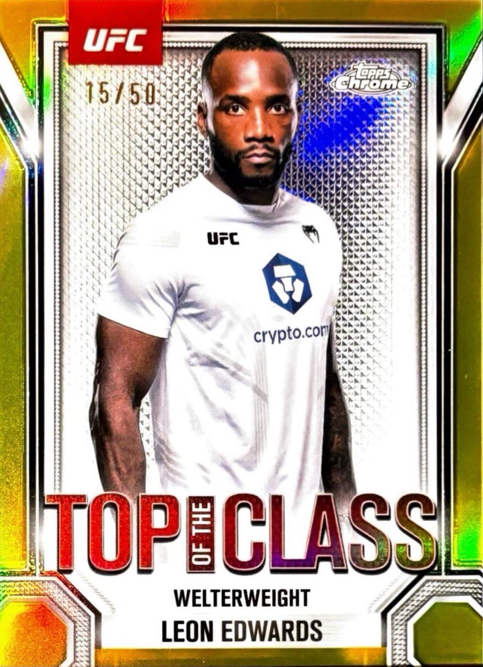 Leon Edwards [Gold Refractor] #TTC-9