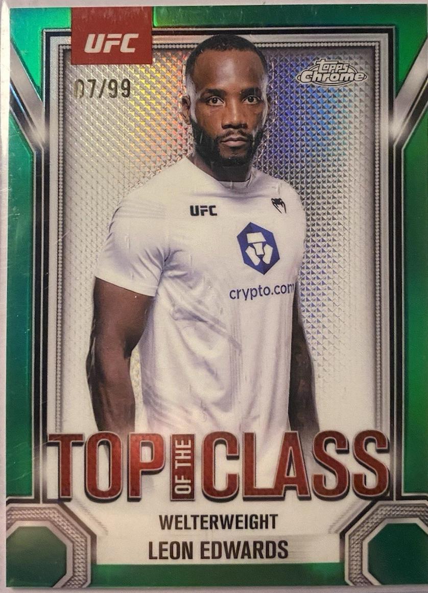 Leon Edwards [Green Refractor] #TTC-9