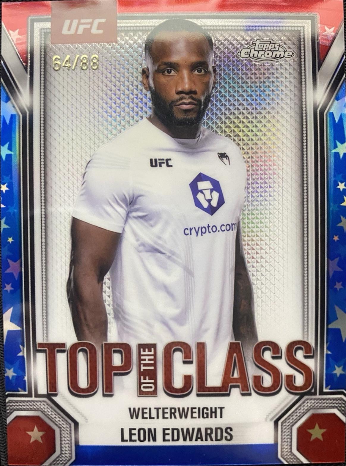 Leon Edwards [Red White Blue Refractor] #TTC-9