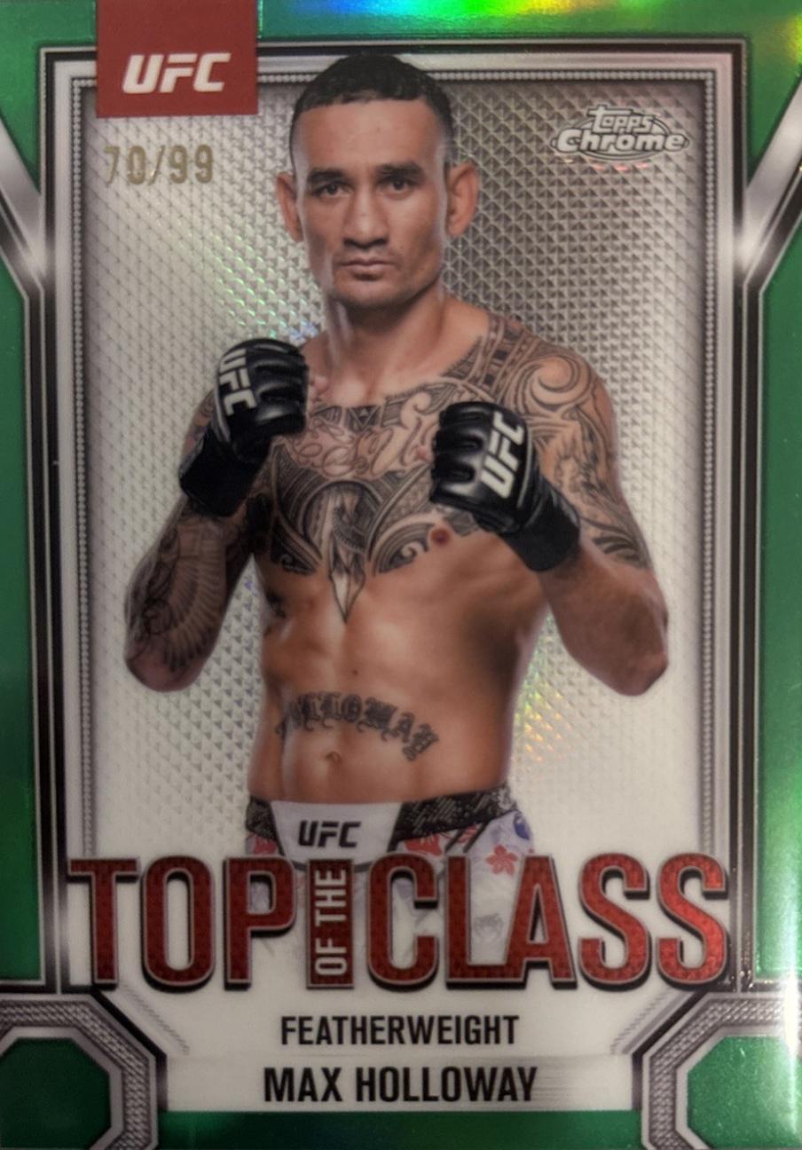 Max Holloway [Green Refractor] #TTC-8