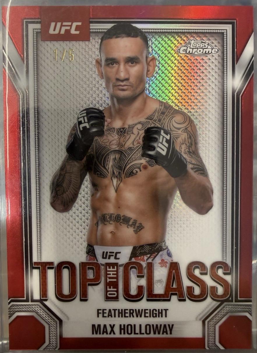 Max Holloway [Red Refractor] #TTC-8