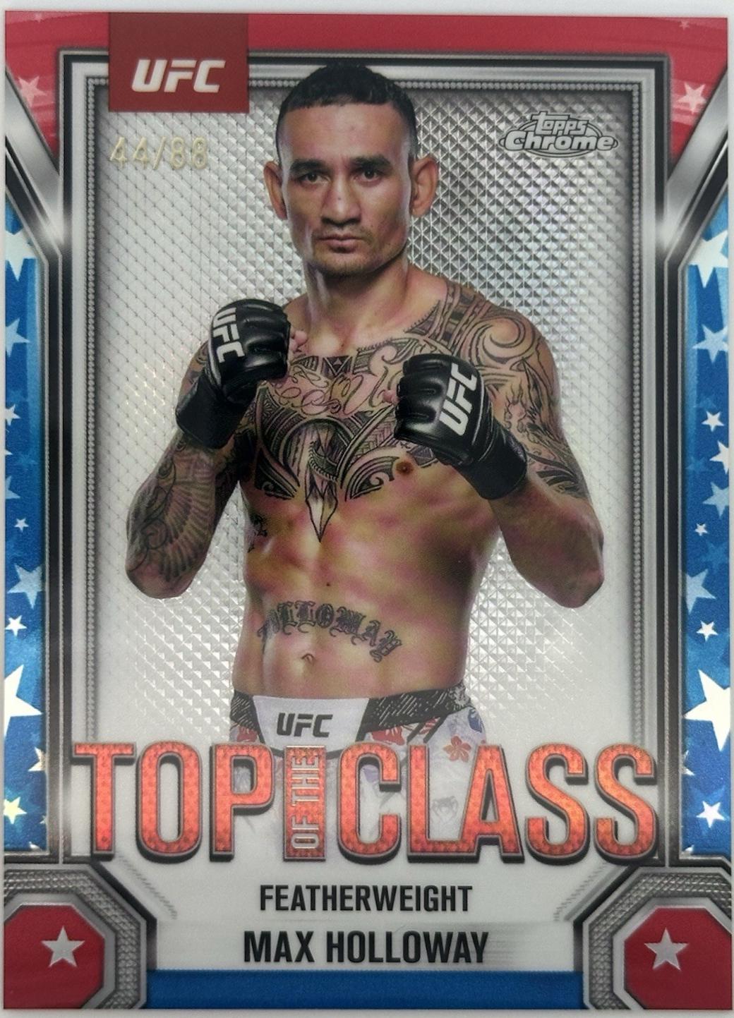 Max Holloway [Red White Blue Refractor] #TTC-8