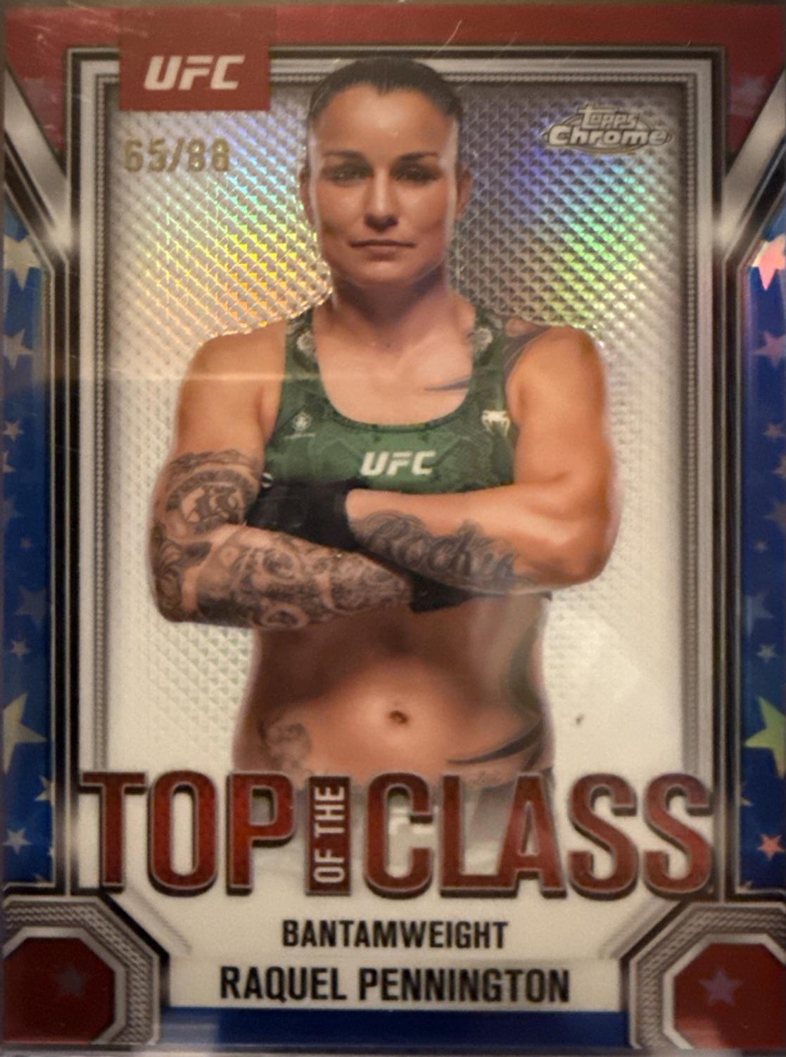 Raquel Pennington [Red White Blue Refractor] #TTC-16
