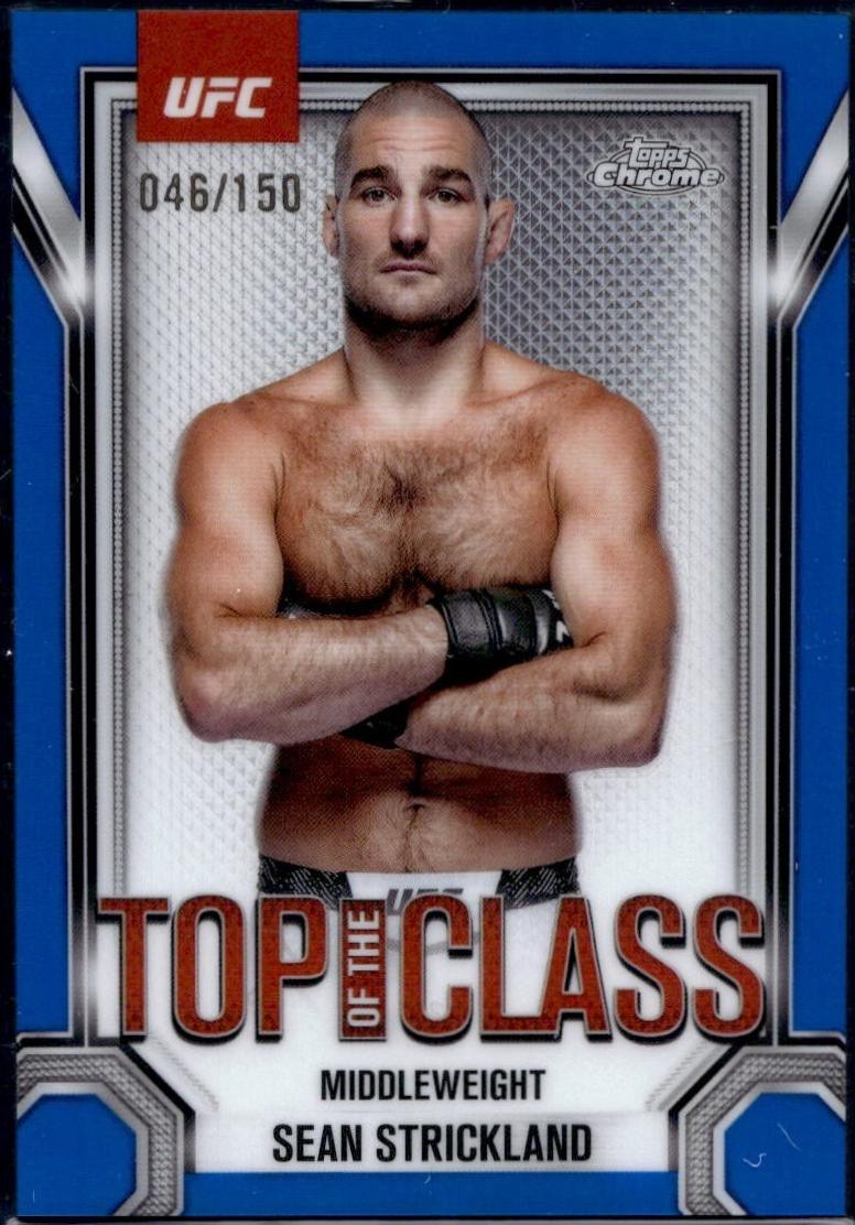 Sean Strickland [Blue Refractor] #TTC-5
