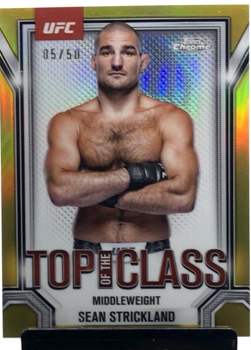 Sean Strickland [Gold Refractor] #TTC-5