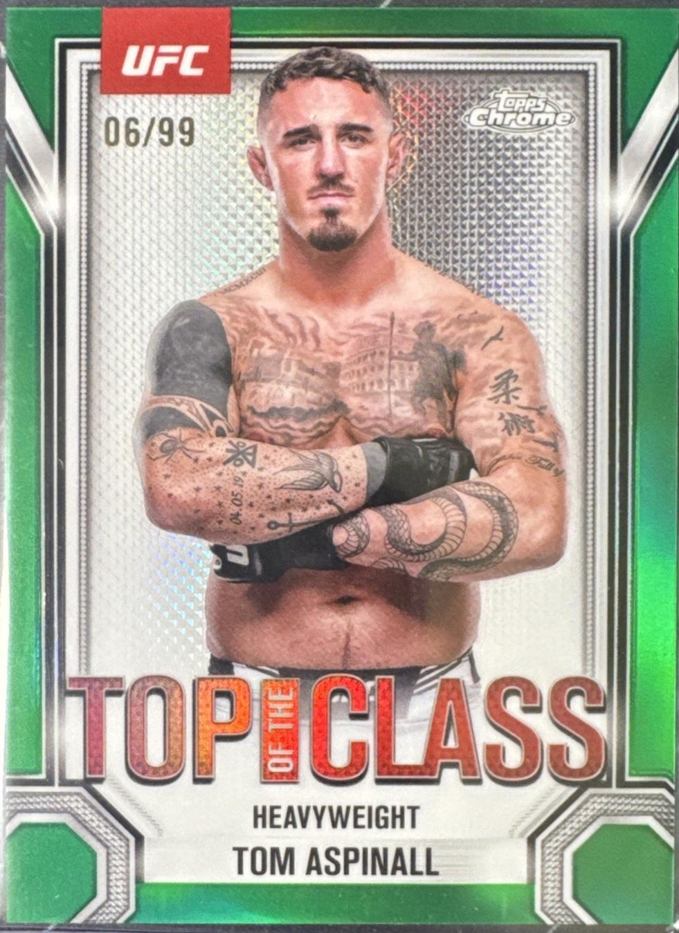 Tom Aspinall [Green Refractor] #TTC-14