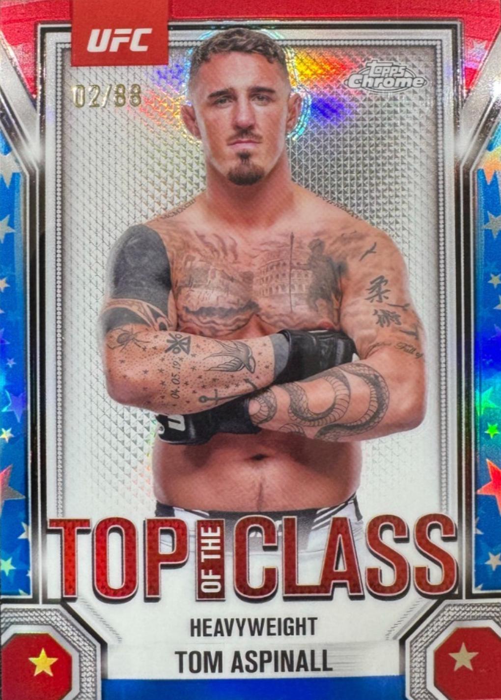 Tom Aspinall [Red White Blue Refractor] #TTC-14