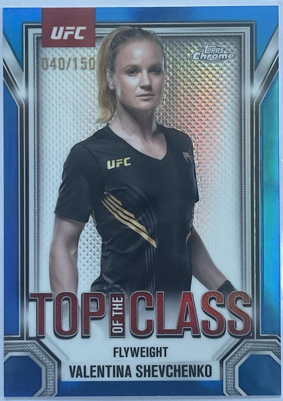 Valentina Shevchenko [Blue Refractor] #TTC-12