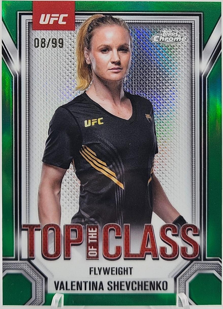 Valentina Shevchenko [Green Refractor] #TTC-12